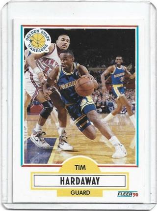 1990 FLEER TIM HARDAWAY CARD