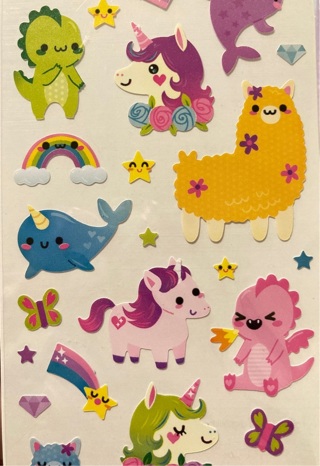 Kawaii fantasy stickers 