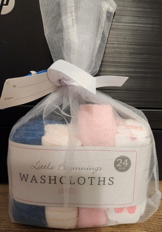 NEW - Little Beginnings - 24 pack - Baby Washclothes