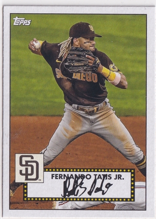 2021 Fernando Tatis Topps with Signature Padres