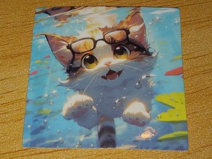 Cat Cute new vinyl sticker no refunds regular mail only Very nice these are all nice