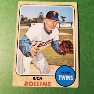 1968 - TOPPS BASEBALL CARD NO. 243 - RICH ROLLINS - TWINS