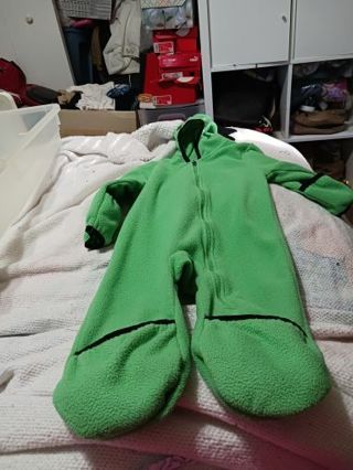 Baby boy dinosaur warm sleeper costume by funnies size 18m to 24m