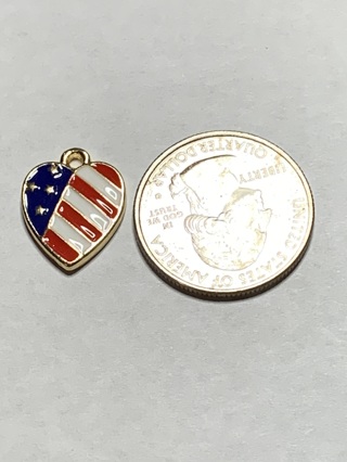 4TH OF JULY CHARM~#22~1 CHARM ONLY~FREE SHIPPING!