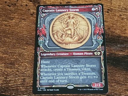 Magic the gathering mtg Captain Lannery Storm rare showcase March of the Machine