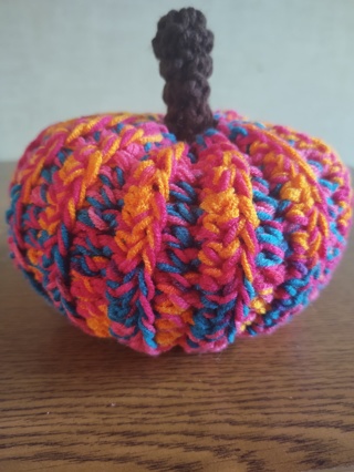 Hand Crocheted Amigurumi Pumpkin 