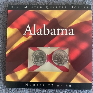 2003 Alabama State Quarters 22 of 50