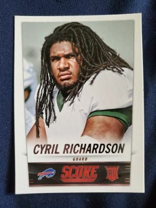 2014 Score Rookie Cyril Richardson