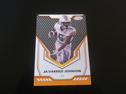 2024 SAGE HIT Low Series    Ja'Varrius Johnson  card  #  64 Auburn Tigers