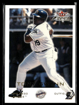 Tony Gwynn - 2001 Fleer Focus #102 - Padres star and Hall of Famer - MINT CARD