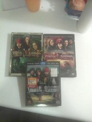 Pirates of the Caribbean movie codes