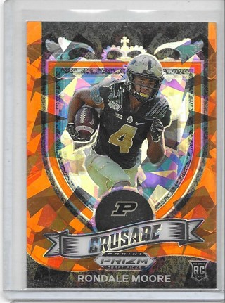 Rondale Moore 2021 Prizm Draft Prizms Orange Ice #171