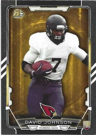 2015 BOWMAN DAVID JOHNSON ROOKIE CARD