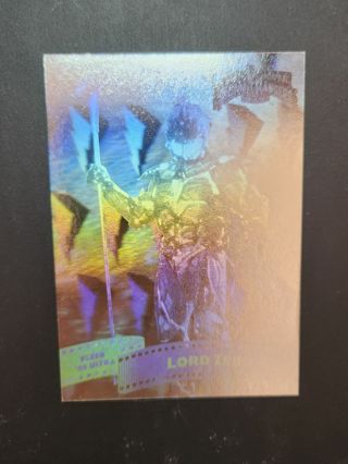 Mighty Morphin Power Rangers The Movie Hologram card of Lord Zedo