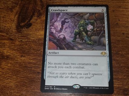 Magic the gathering mtg Crawlspace rare Dominaria remastered