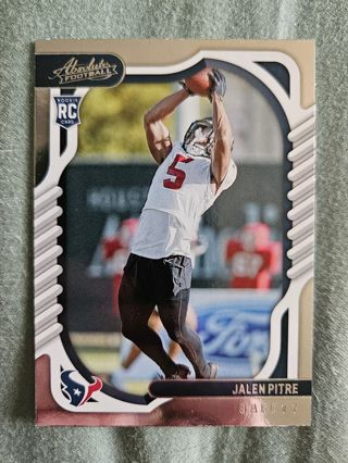 2022 Panini Absolute Rookie Jalen Pitre