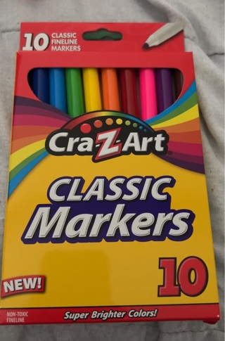 New: CRA-Z-ART Fine-Line Markers! Great For Illustration/Spcl Effects/ Class /Crafts/etc