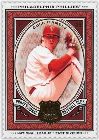 2009 SP LEGENDARY CUTS COLE HAMELS CARD