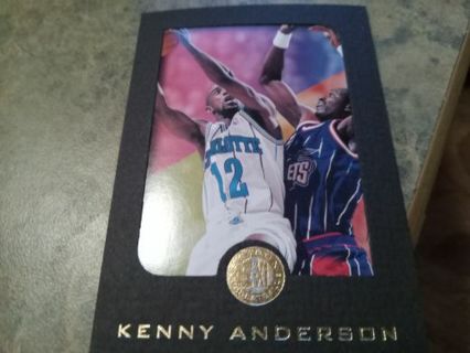 1996 SKYBOX KENNY ANDERSON CHARLOTTE HORNETS BASKETBALL CARD# 7