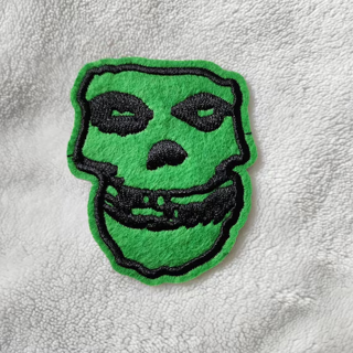 1 NEW Skull Band Punk Rock MISFITS Horror Rock HOT TOPIC Embroidered Iron-On Patch FREE SHIPPING