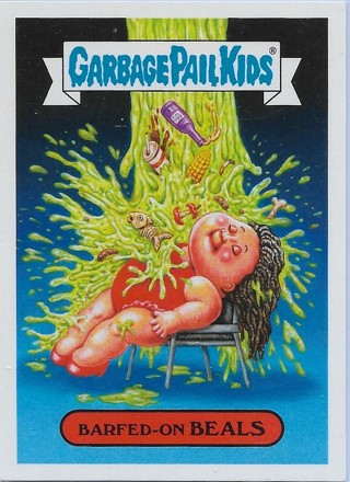  2018 Garbage Pail Kids We Hate the '80s #MOV7b Barfed-On Beals