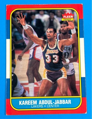 1986-87 Fleer - #1 Kareem Abdul-Jabbar