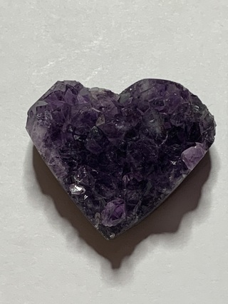 AMETHYST HEART SHAPED GEODE/STONE~FREE SHIPPING!