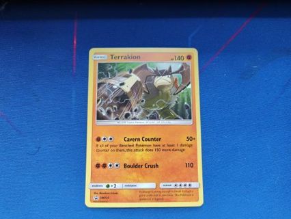 Pokemon Holo Promo Terrakion SM223