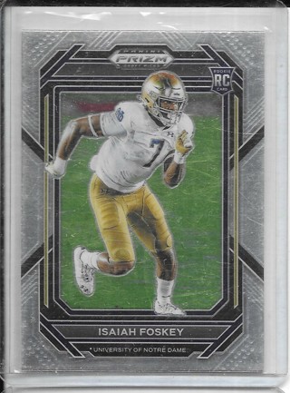 Isaiah Foskey 2023 Prizm Draft #183 Rookie Card