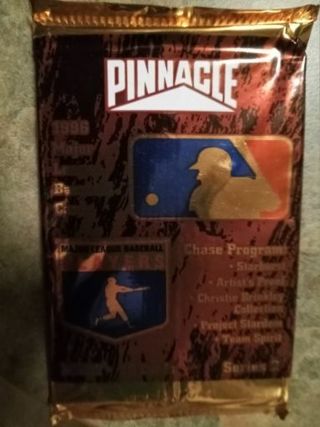 1996 PINNACLE SEALED PACK 10 BASEBALL CARDS