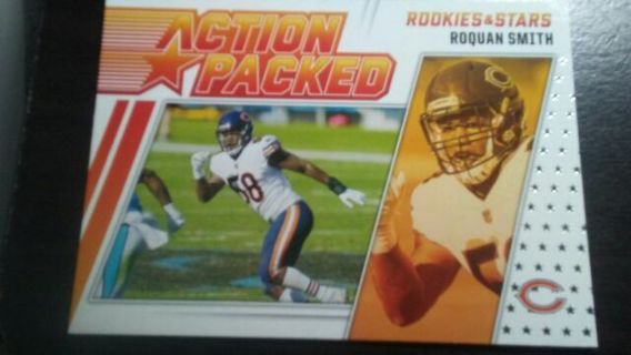 2021 PANINI ROOKIES & STARS ACTION PACKED ROQUAN SMITH CHICAGO BEARS FOOTBALL CARD# AP-3