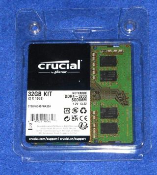 Crucial 8GB 260-pin SODIMM DDR4 RAM Memory Kit WITH 1 HP 8GB KIT