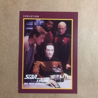 1991 Star Trek Next Generation SERIES II 25th Ann. Trading Card | EVOLUTION | Card # 178