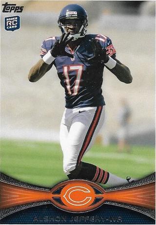 2012 TOPPS ALSHON JEFFERY ROOKIE CARD