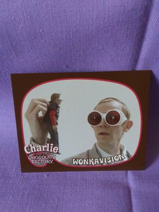 Charlie & The Chocolate Factory mini Trading Card