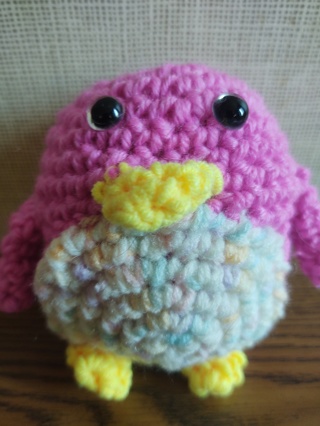 Hand Crocheted Amigurumi Penguin 