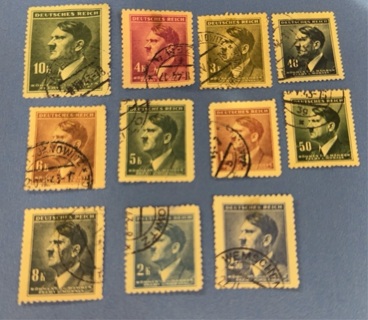 Czechoslovakia stamp lot - hitler 