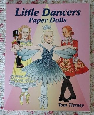 Little Dancers Paper Dolls (Dover Paper Dolls)  By Tom Tierney LARGE BOOK