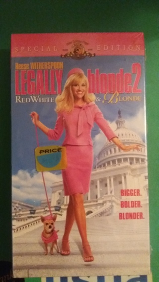 unopened vhs legally blonde 2 free shipping