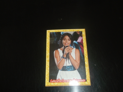 2008 topps  High School Musical Expanded Edition   Gabriella   dream   of  summer  stickers   #   25