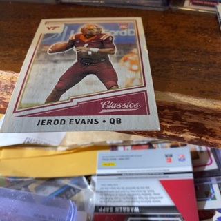 2017 panini classics Jerod Evans rookie football card 