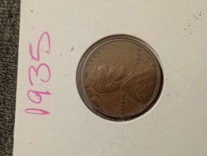 1935 wheat cent