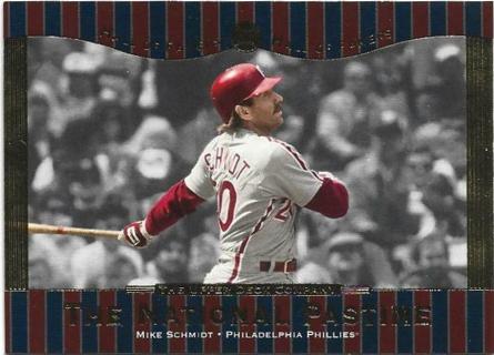 2001 UPPER DECK MIKE SCHMIDT HALL OF FAMERS CARD