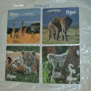 IFAW Cardboard Drink Coasters