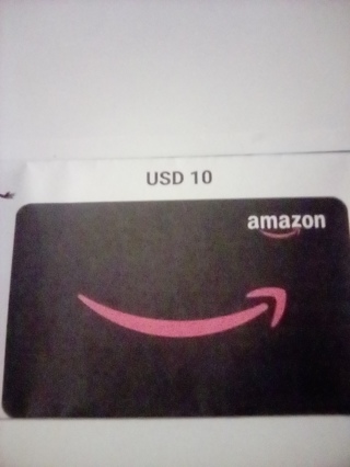 Amazon e-gift card for $10.00