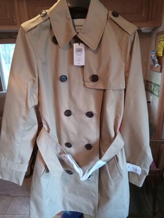 Coach Trench Coat Brand New With Tags Size Small