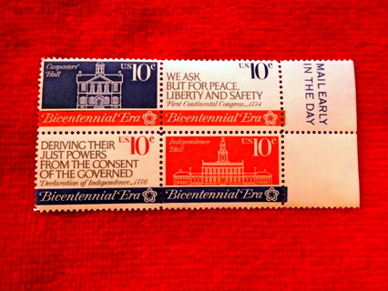  Scott #1546a 1974 10c MNH with "Mail Early In The Day".