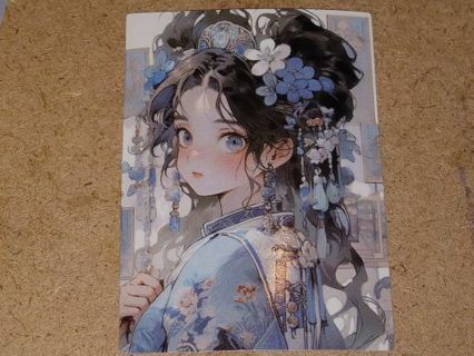 Beautiful girl new 1⃣ vinyl sticker no refunds regular mail only Very nice win 2 or more get bonus