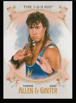 \2021 WWE Heritage - 1-2-3 KID Allen & Ginter Insert AG-24