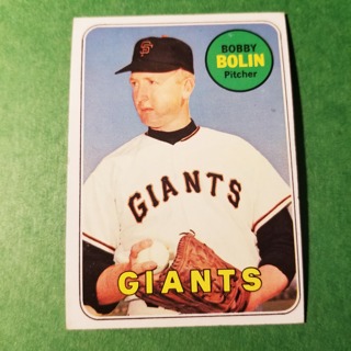 1969 - TOPPS BASEBALL CARD HI NO. 505 - BOBBY BOLIN - GIANTS